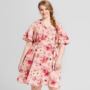 Pink floral wrap dress! TARGET!